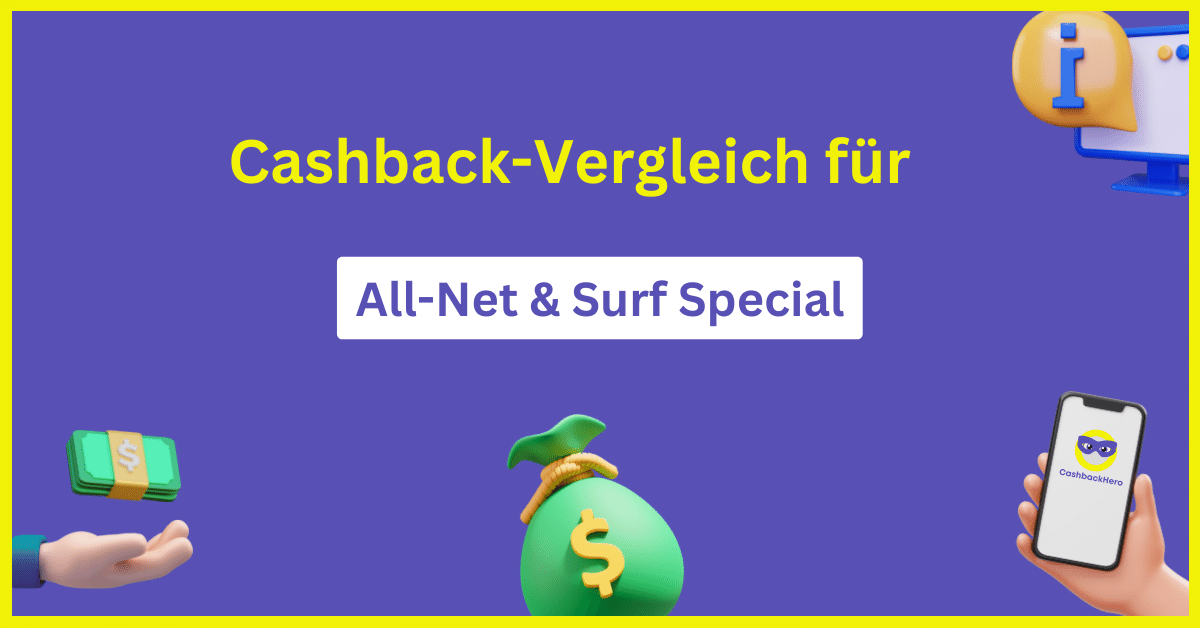 All-Net & Surf Special Cashback und Rabatt
