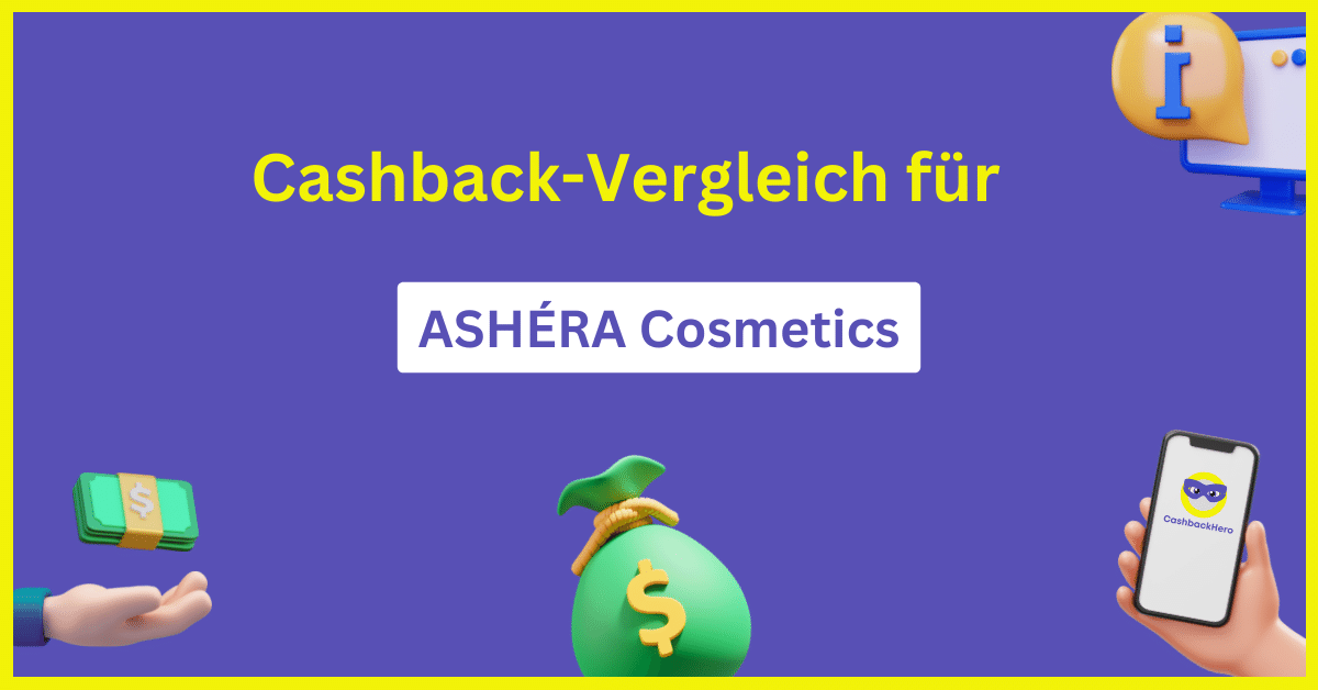 ASHÉRA Cosmetics Cashback und Rabatt