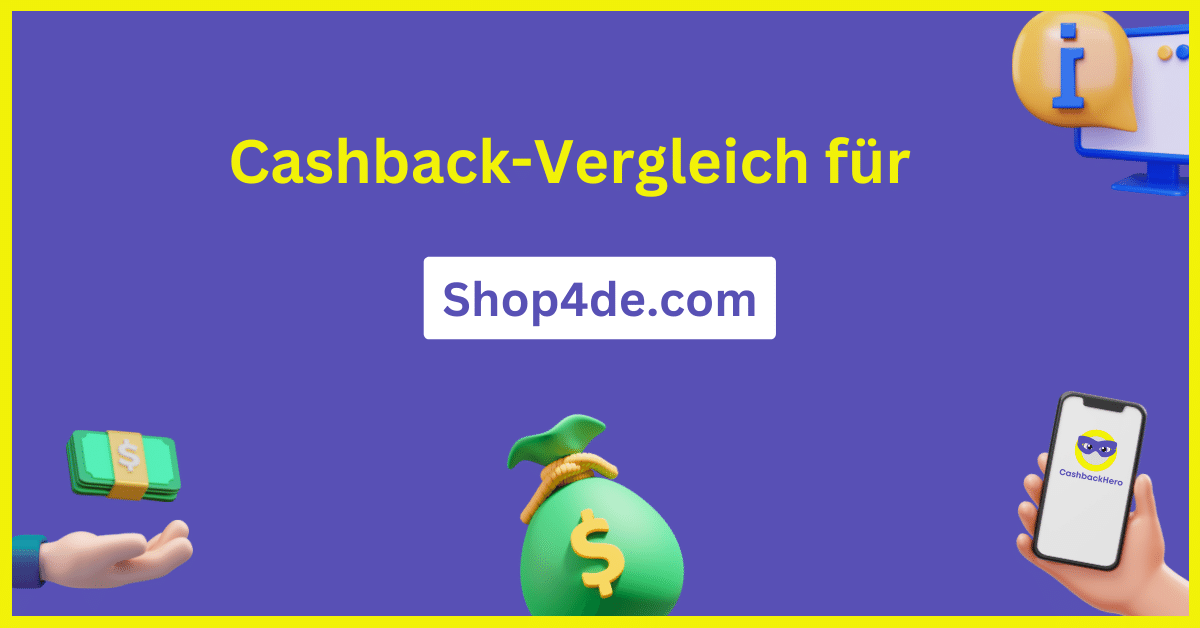Shop4de.com Cashback und Rabatt