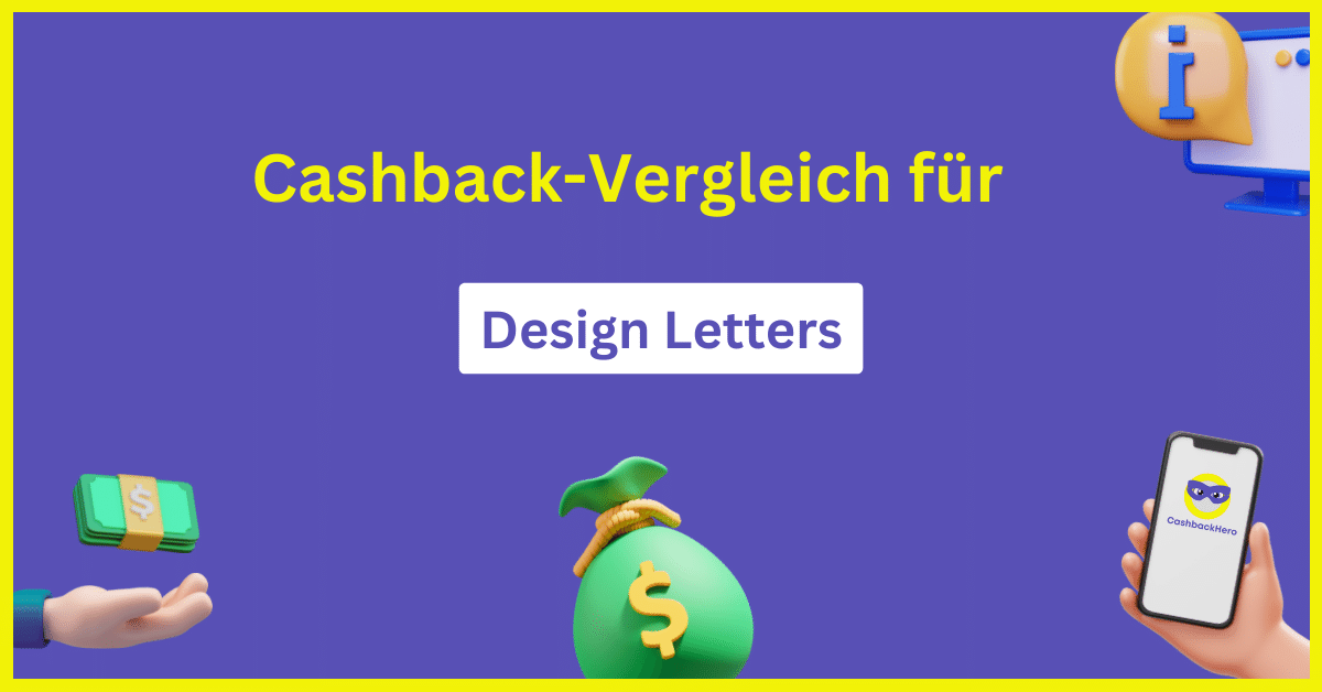 Design Letters Cashback und Rabatt